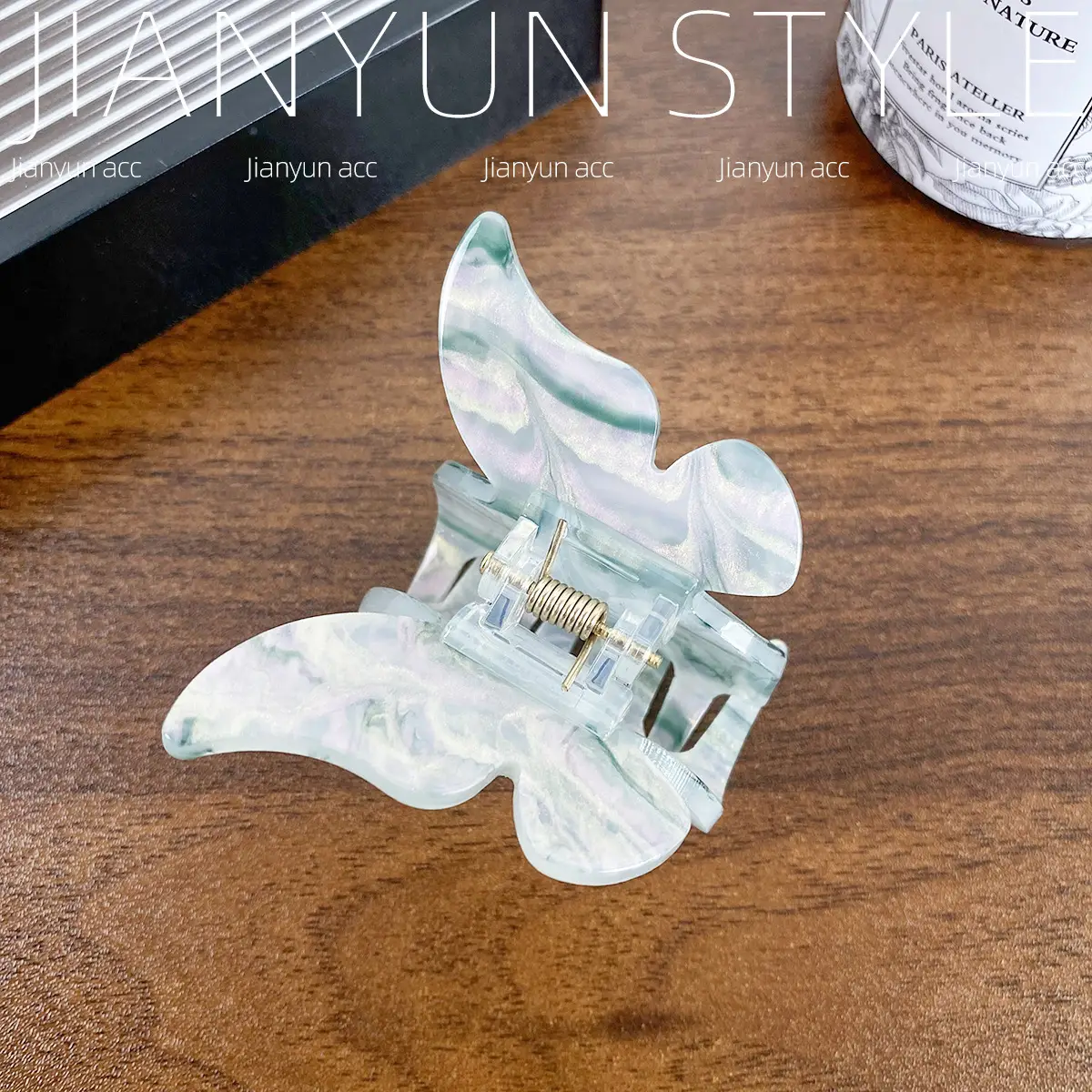 Acrylic Butterfly Hair Clip for Women Elegant Sweet Accessories - Image 5