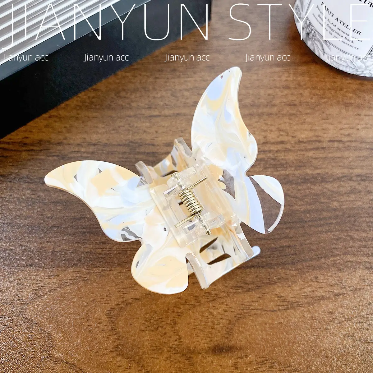 Acrylic Butterfly Hair Clip for Women Elegant Sweet Accessories - Image 6