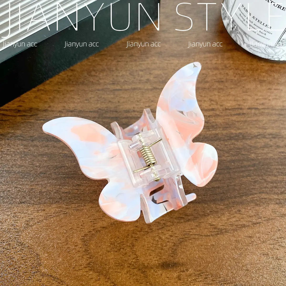 Acrylic Butterfly Hair Clip for Women Elegant Sweet Accessories - Image 8