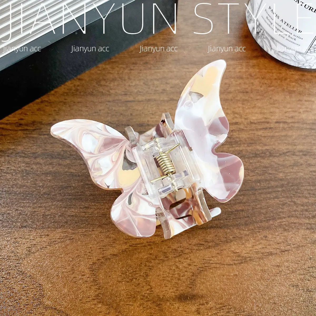 Acrylic Butterfly Hair Clip for Women Elegant Sweet Accessories - Image 9