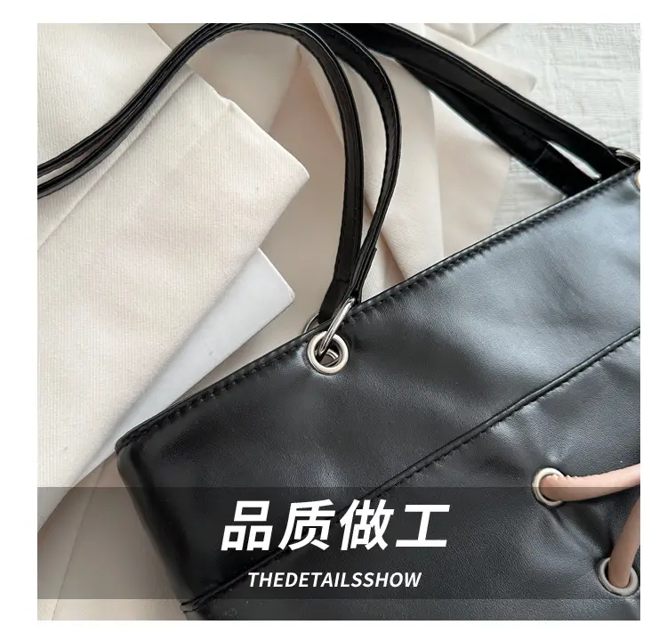Women's Large Capacity Contrast Tote Bag 2024 — feature 6