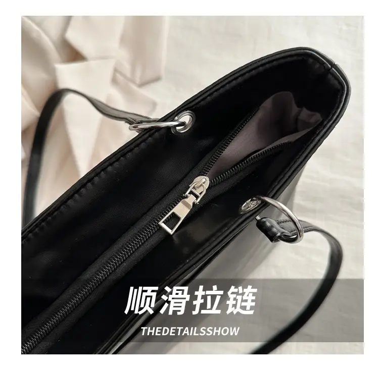 Women's Large Capacity Contrast Tote Bag 2024 — feature 7