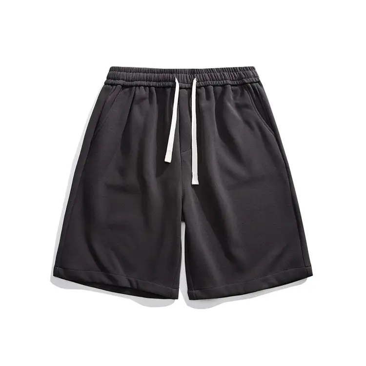 Men's Pure Cotton Printed Shorts Brown Loose Casual — feature 10