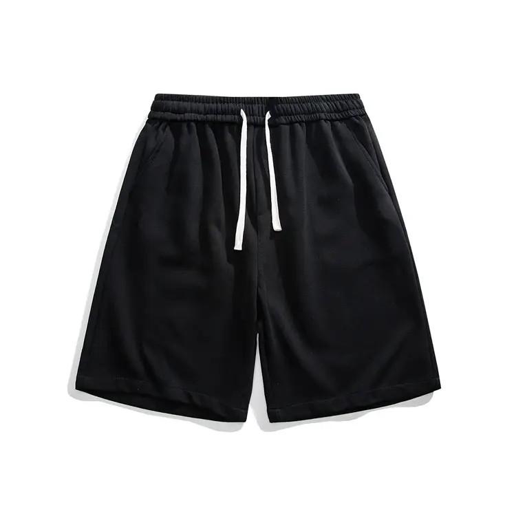 Men's Pure Cotton Printed Shorts Brown Loose Casual — feature 11