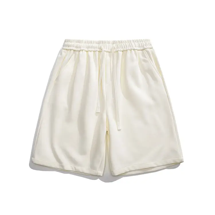 Men's Pure Cotton Printed Shorts Brown Loose Casual — feature 4
