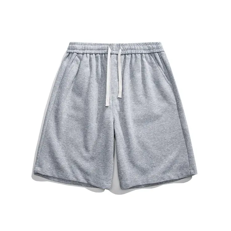 Men's Pure Cotton Printed Shorts Brown Loose Casual — feature 7