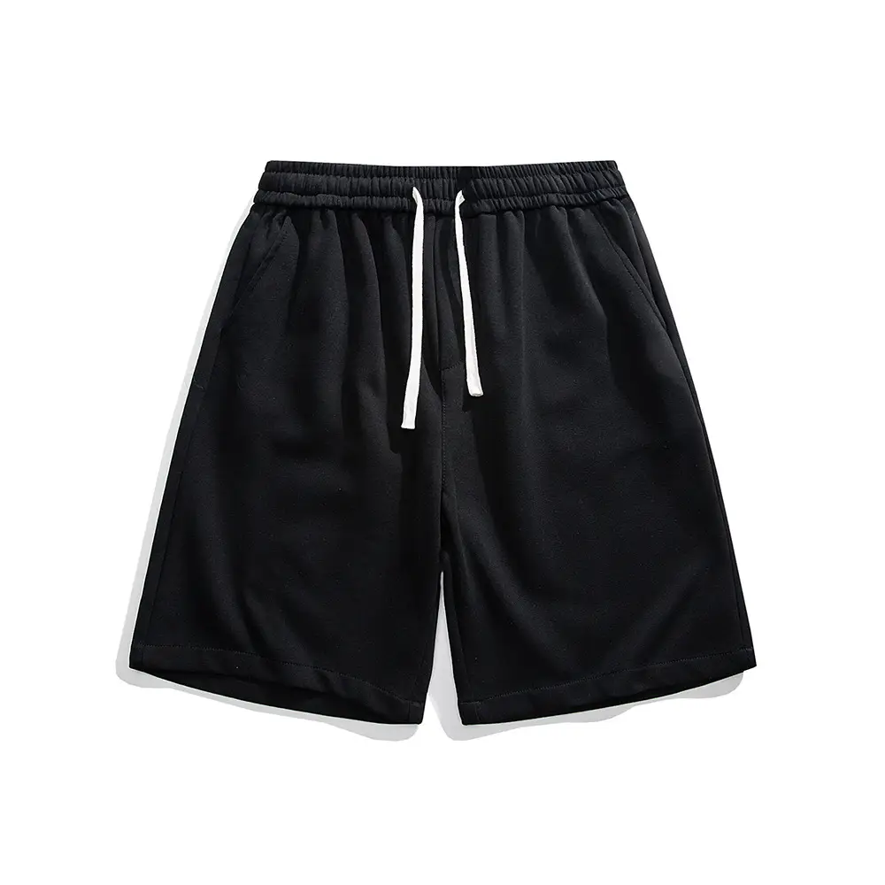 Men's Pure Cotton Printed Shorts Brown Loose Casual