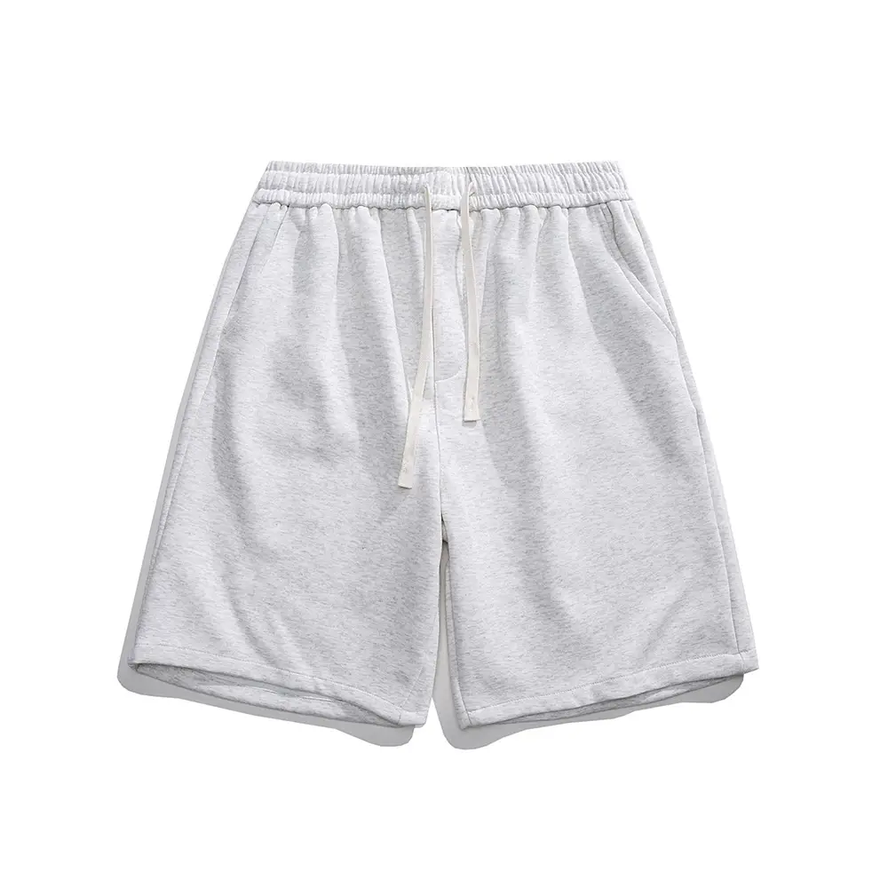Men's Pure Cotton Printed Shorts Brown Loose Casual