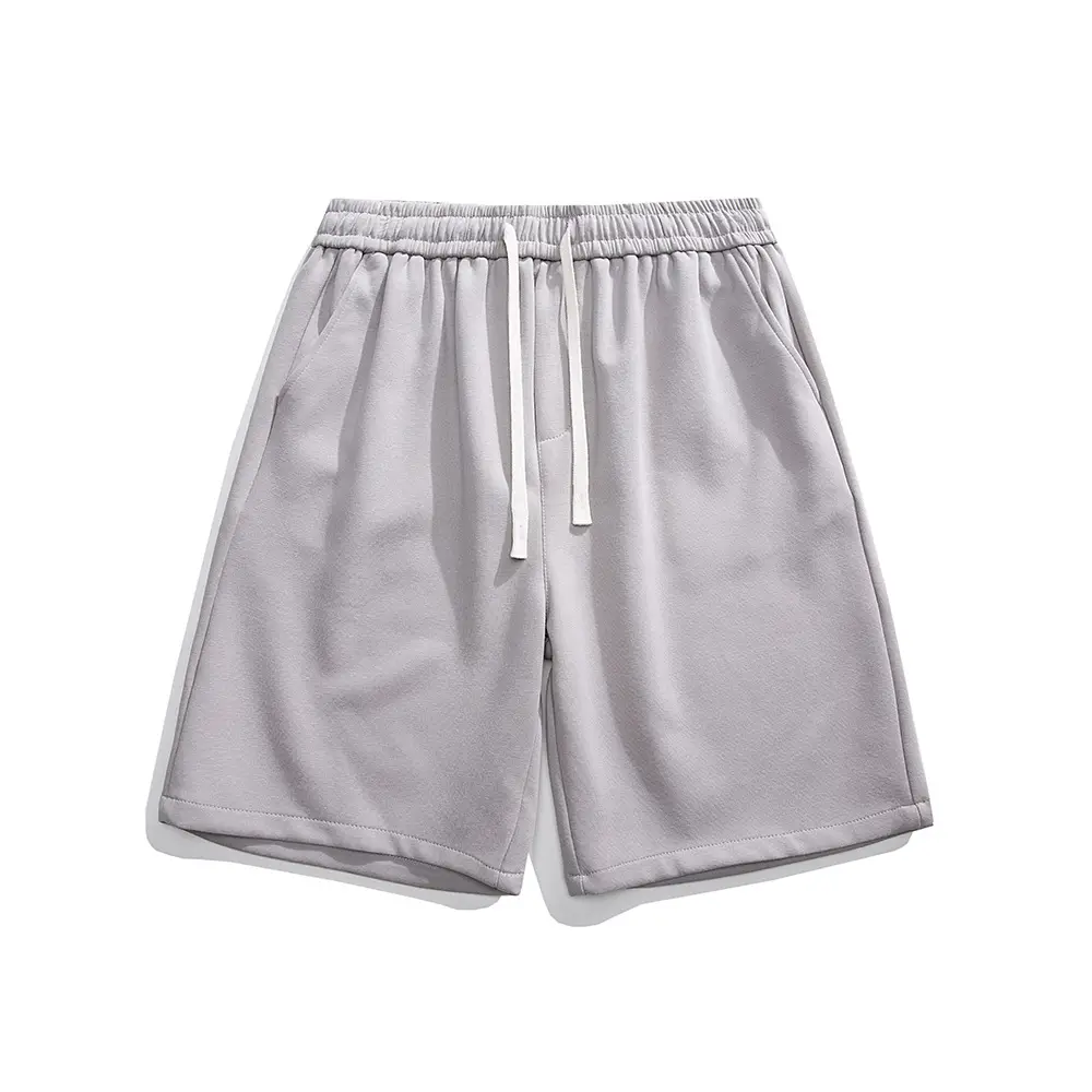 Men's Pure Cotton Printed Shorts Brown Loose Casual