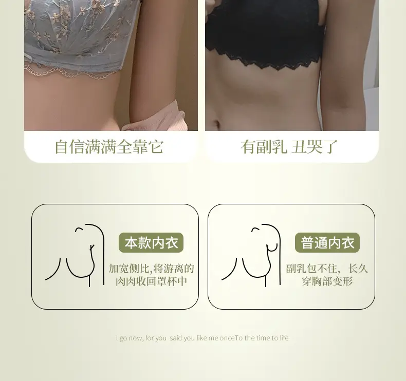 Black Floral Wireless Push Up Bra for Women — feature 17