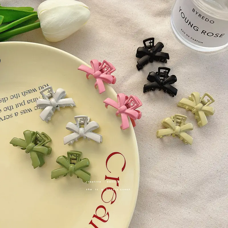 Pink Bow Clip for Girls Bangs & Hairpin - Image 5