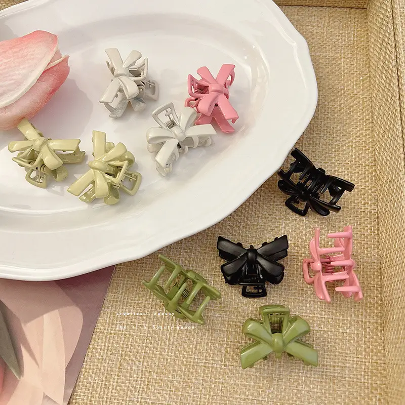 Pink Bow Clip for Girls Bangs & Hairpin - Image 6