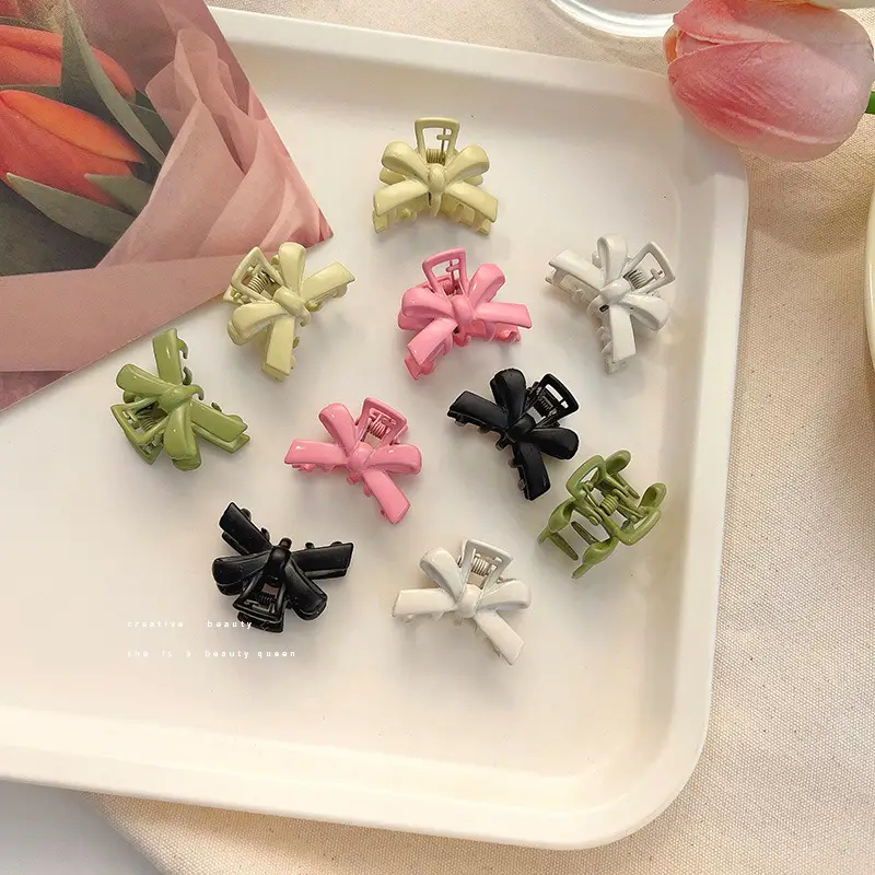 Pink Bow Clip for Girls Bangs & Hairpin - Image 7