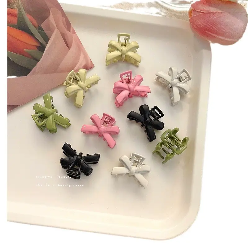 Pink Bow Clip for Girls Bangs & Hairpin - Image 8