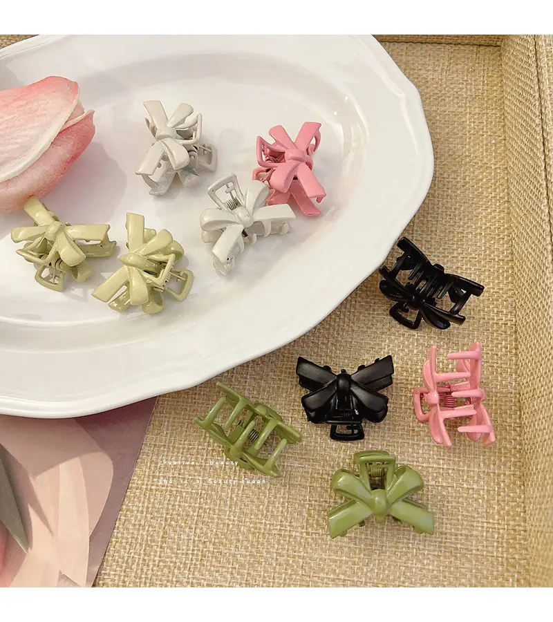 Pink Bow Clip for Girls Bangs & Hairpin — feature 4