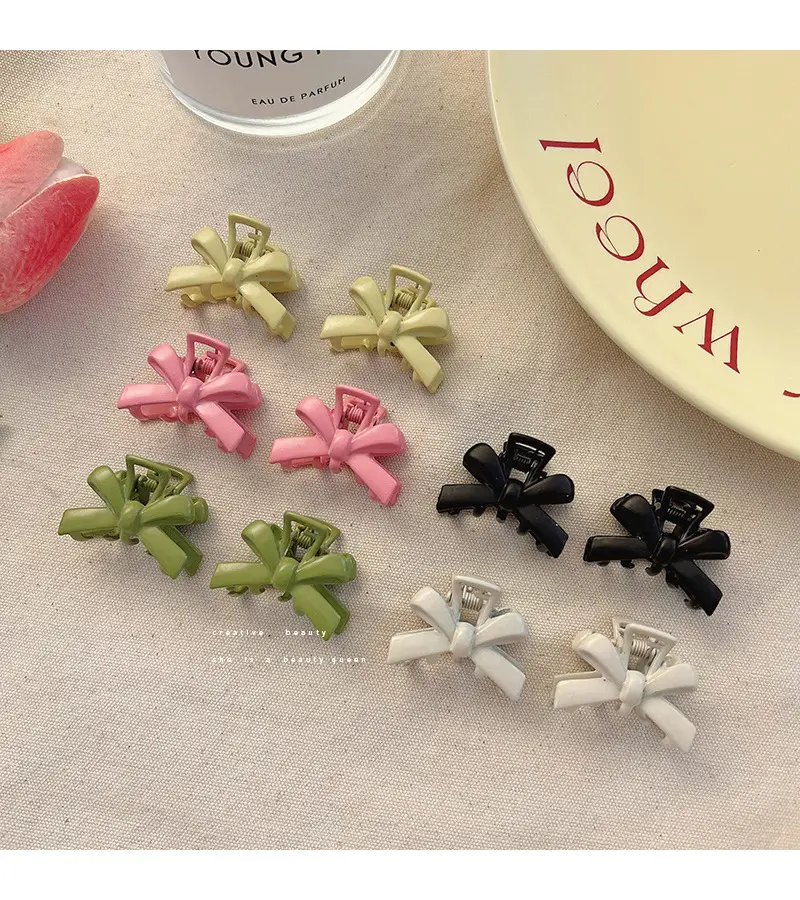 Pink Bow Clip for Girls Bangs & Hairpin — feature 8