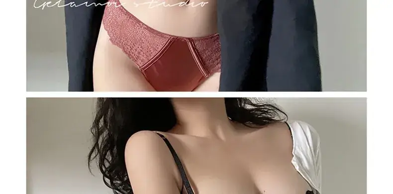 French Lace Push Up Bra Green Small — feature 13