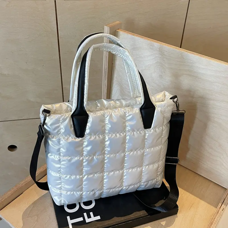 Black Quilted Shoulder Bag for Women 2024 - Image 8