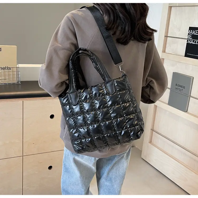 Black Quilted Shoulder Bag for Women 2024 — feature 18