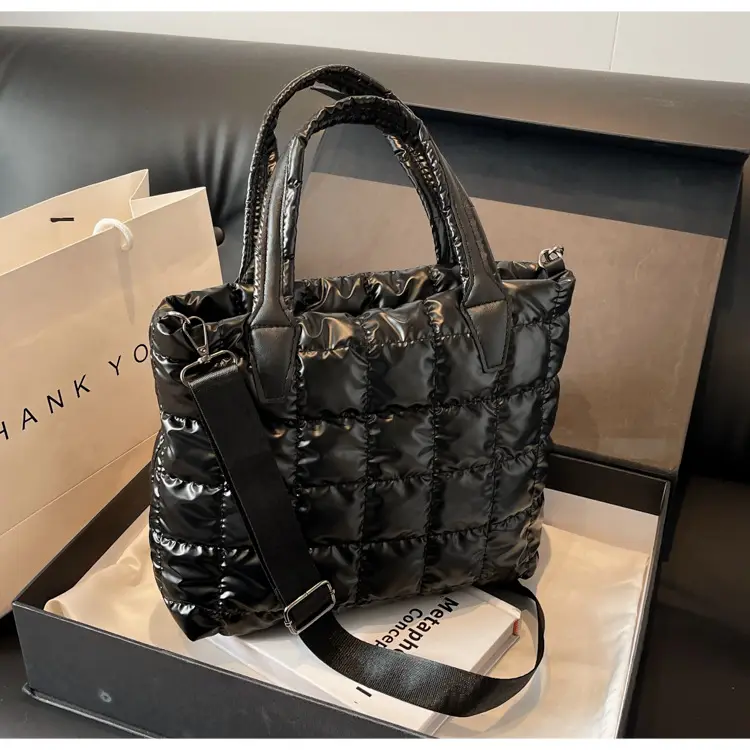 Black Quilted Shoulder Bag for Women 2024 — feature 25