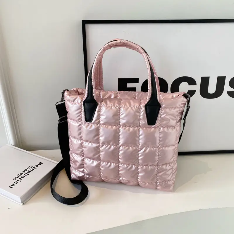 Black Quilted Shoulder Bag for Women 2024 - Image 3