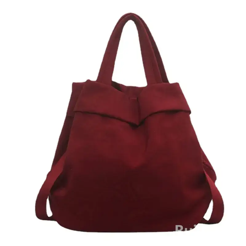 Lulul Women's Ultra-Light Nylon Shoulder Bag Beige - Image 9