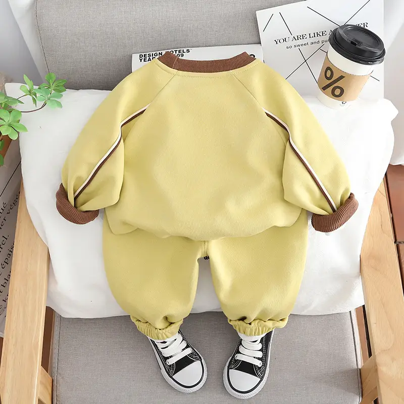 2024 Kids Grey Sweatshirt Set for Boys Spring Autumn — feature 4