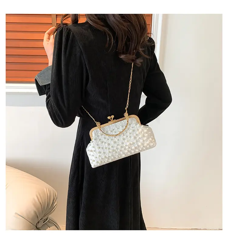 Pearl Chain Shoulder Bag Women 2024 Large Capacity — feature 10