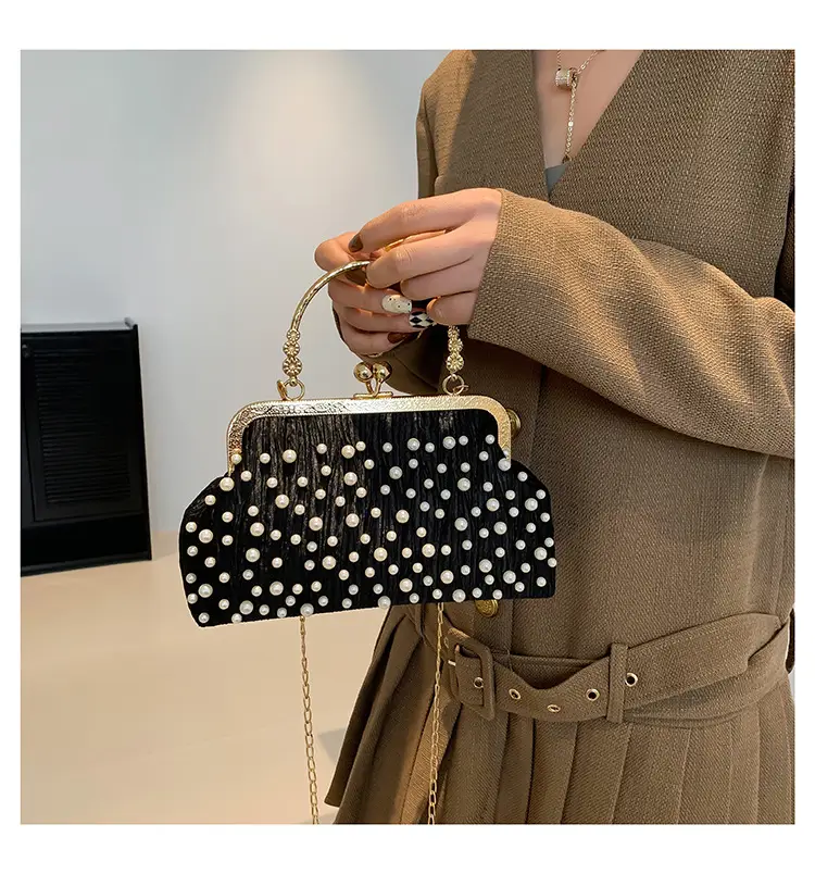 Pearl Chain Shoulder Bag Women 2024 Large Capacity — feature 14