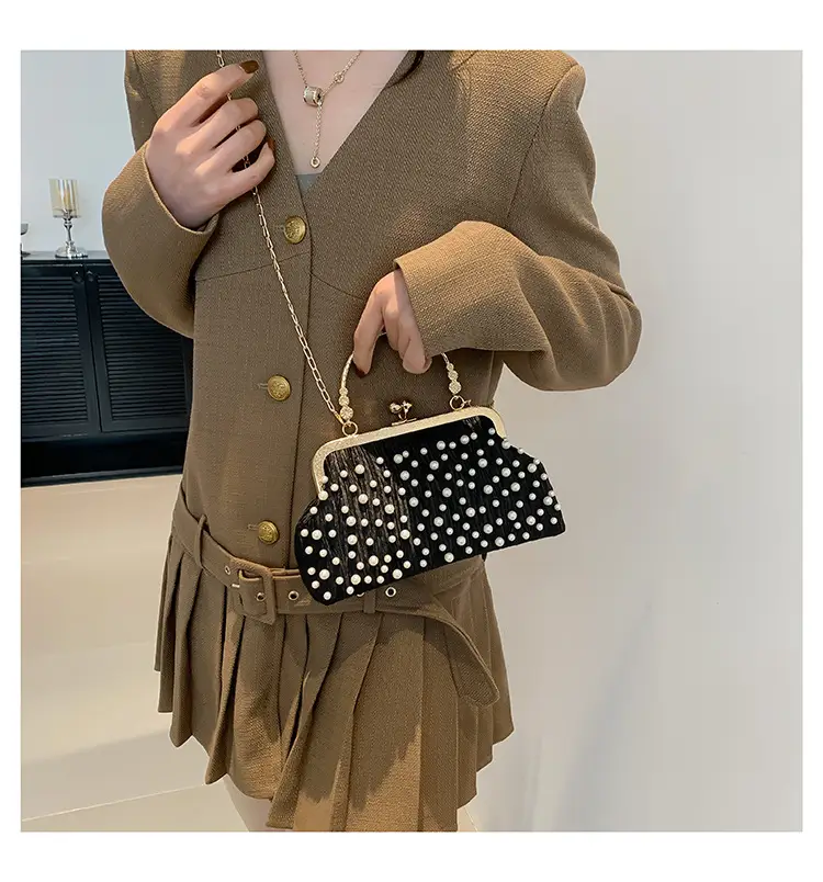 Pearl Chain Shoulder Bag Women 2024 Large Capacity — feature 15