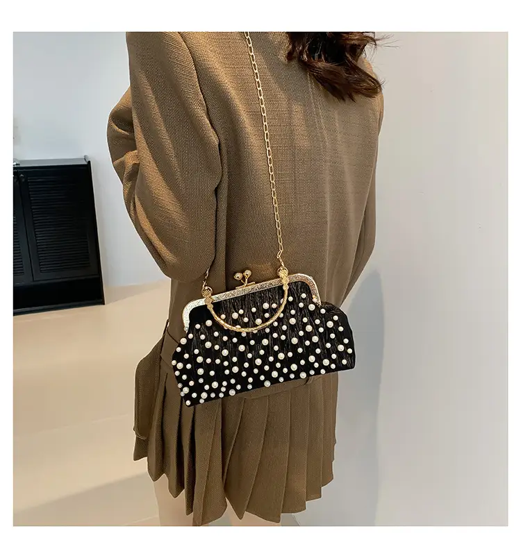 Pearl Chain Shoulder Bag Women 2024 Large Capacity — feature 16