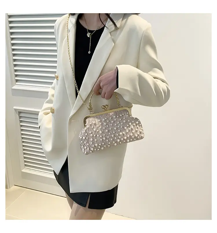 Pearl Chain Shoulder Bag Women 2024 Large Capacity — feature 20