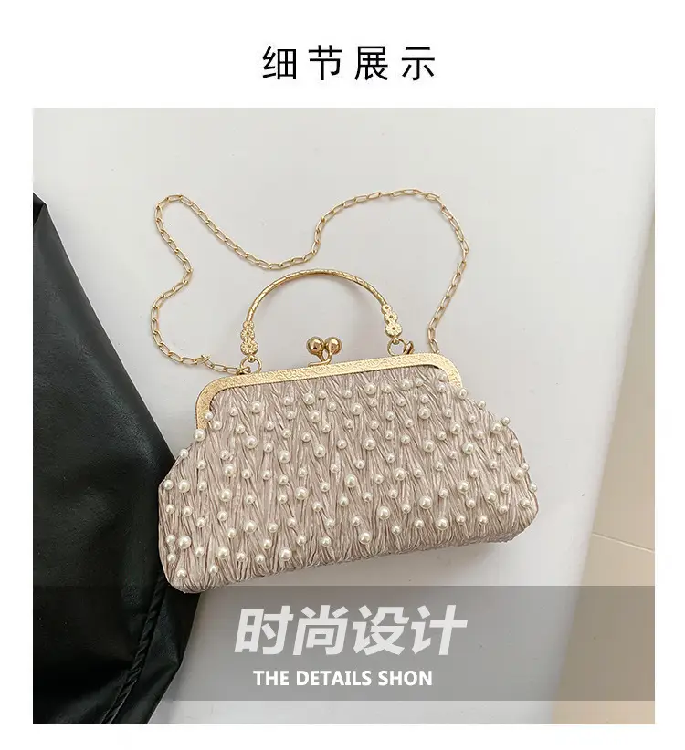 Pearl Chain Shoulder Bag Women 2024 Large Capacity — feature 3
