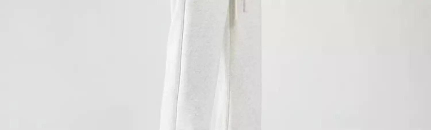Men's White Loose Sweatpants High Street Casual Pants — feature 7