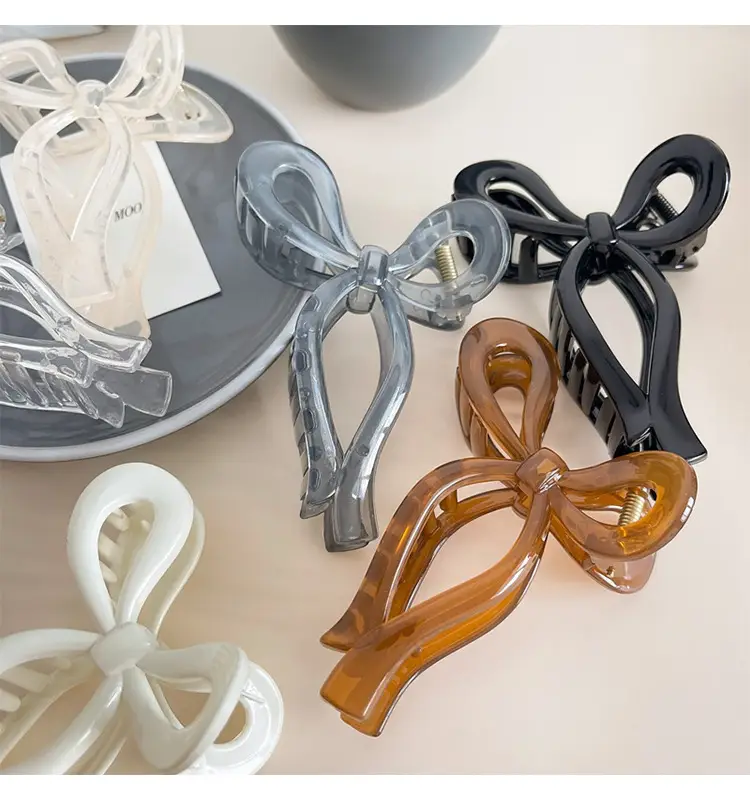 South Korea Elegant Bow Hair Clip Large Grip High Grade — feature 1