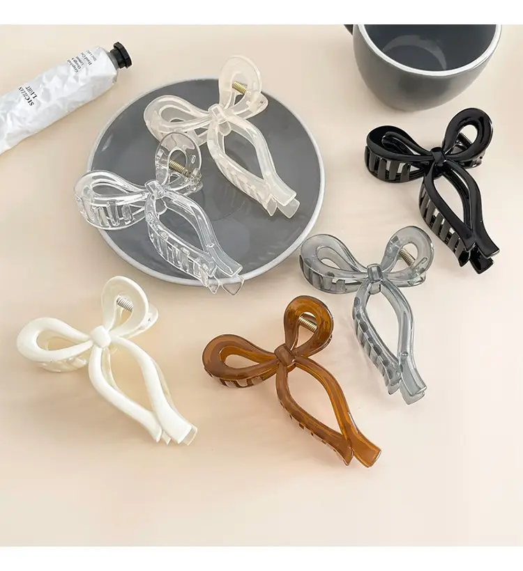 South Korea Elegant Bow Hair Clip Large Grip High Grade — feature 2