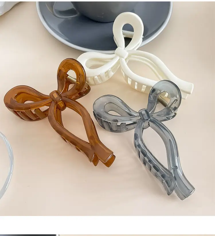 South Korea Elegant Bow Hair Clip Large Grip High Grade — feature 5
