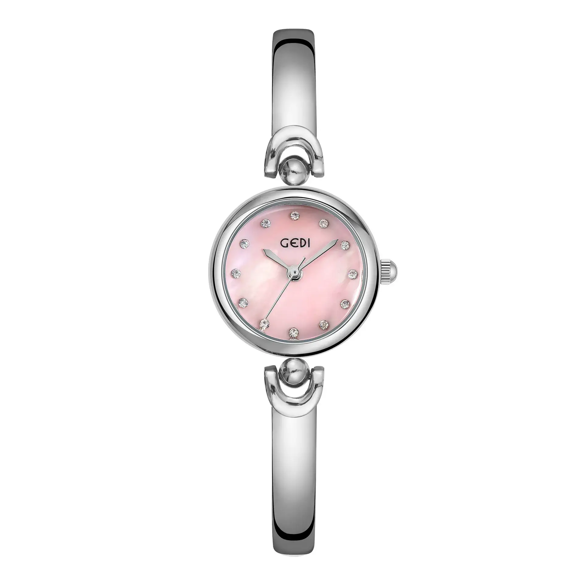 Godi Ins Style Quartz Bracelet Watch Silver White Dial - Image 3