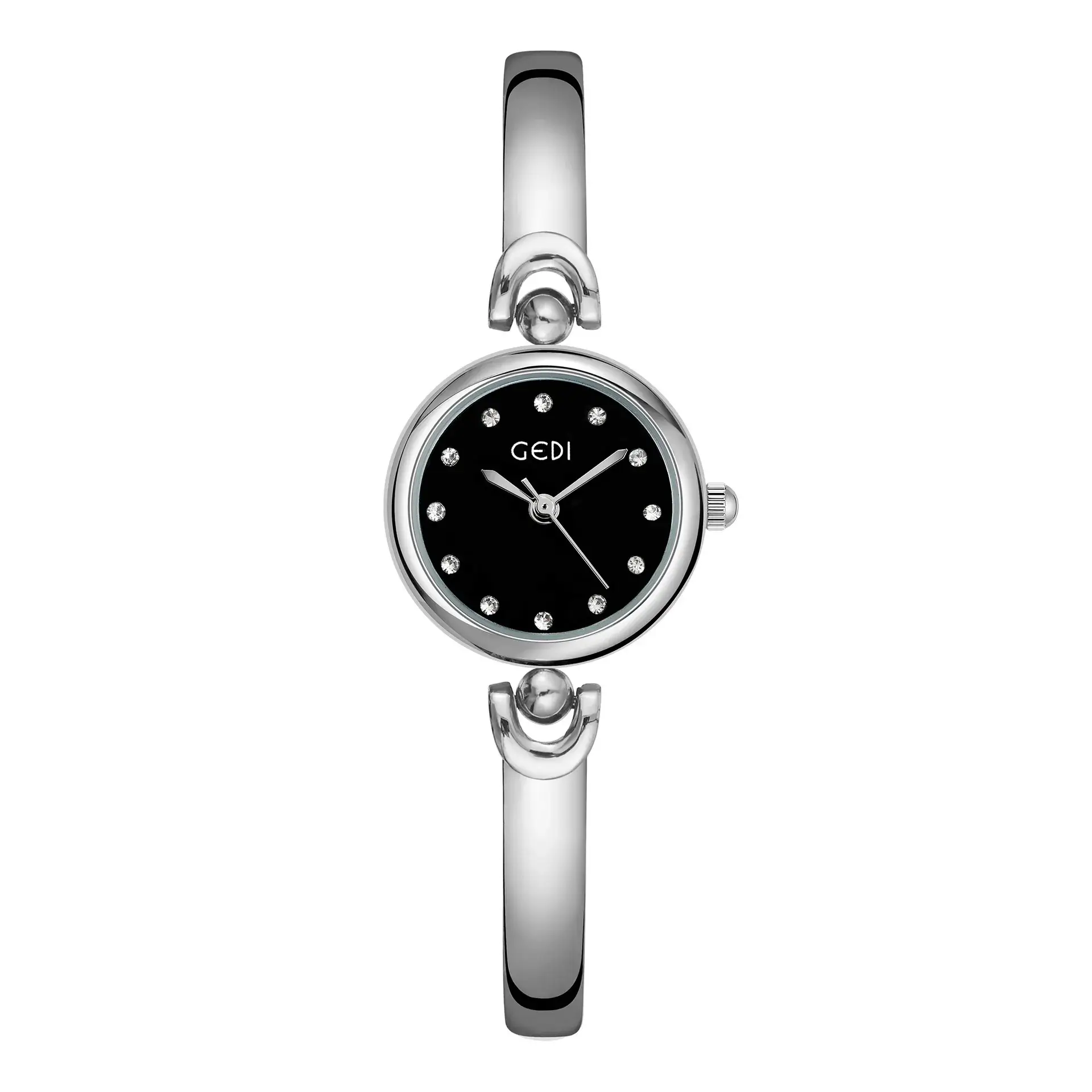 Godi Ins Style Quartz Bracelet Watch Silver White Dial - Image 4