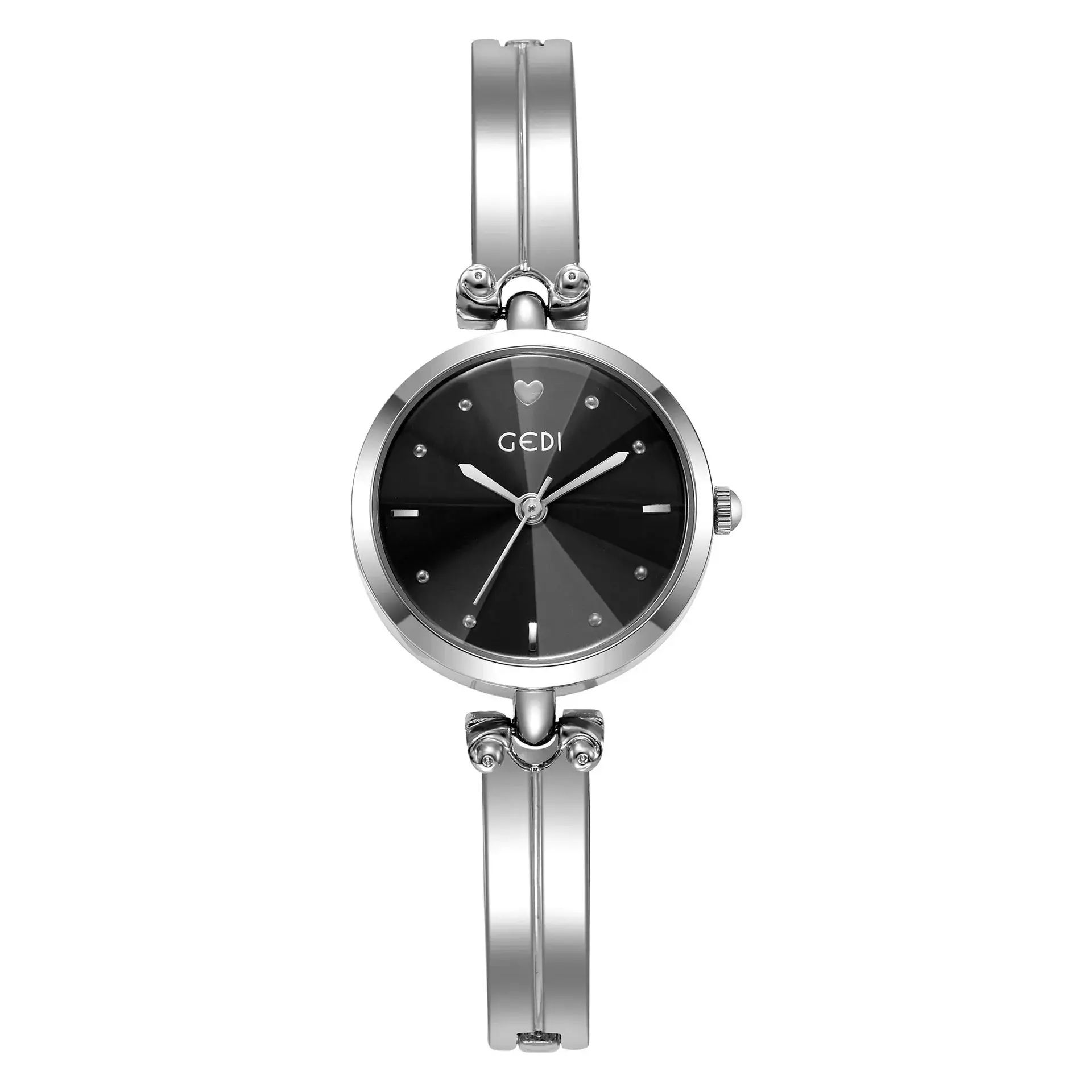 Gedi Women's Silver Quartz Bracelet Watch - Image 2