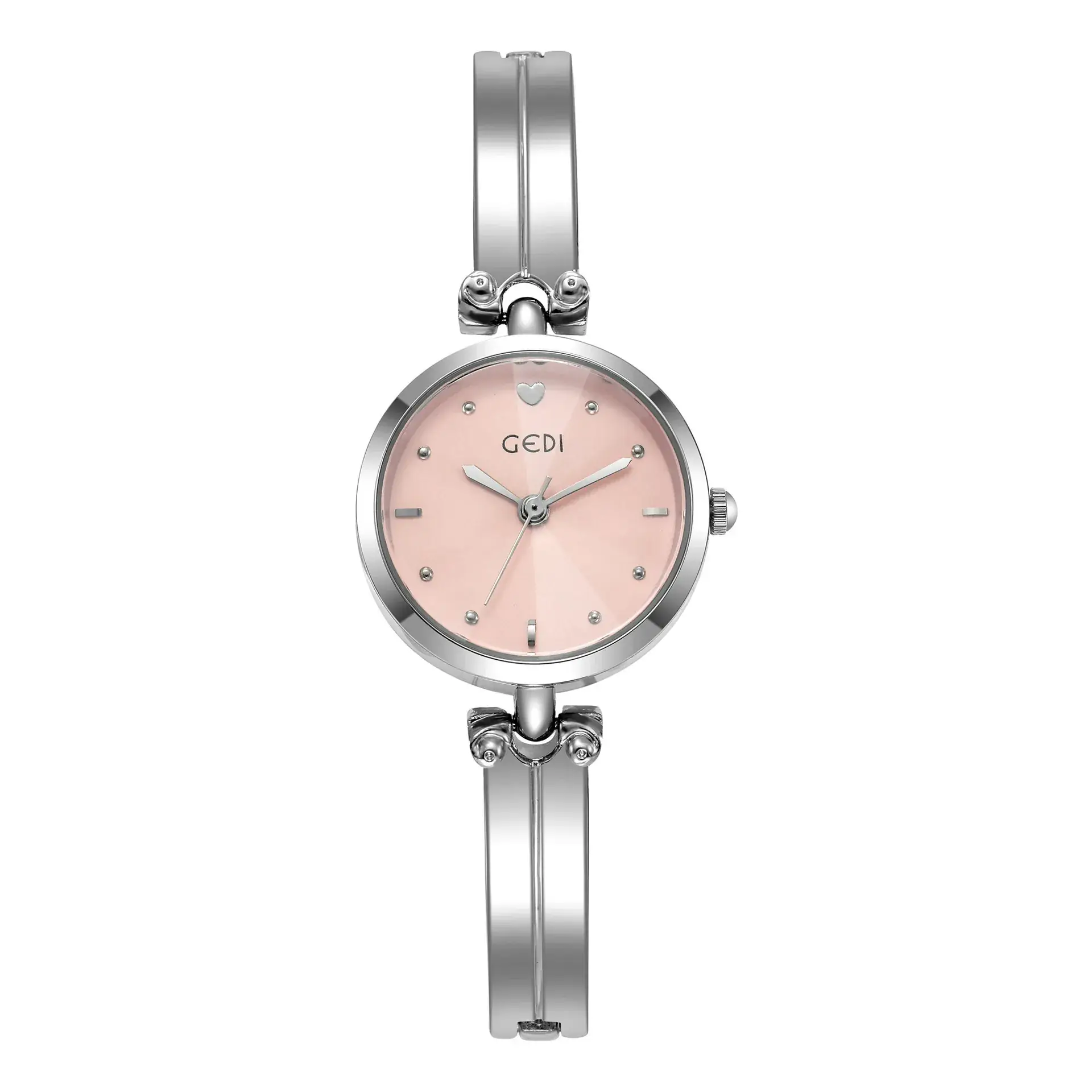 Gedi Women's Silver Quartz Bracelet Watch - Image 3