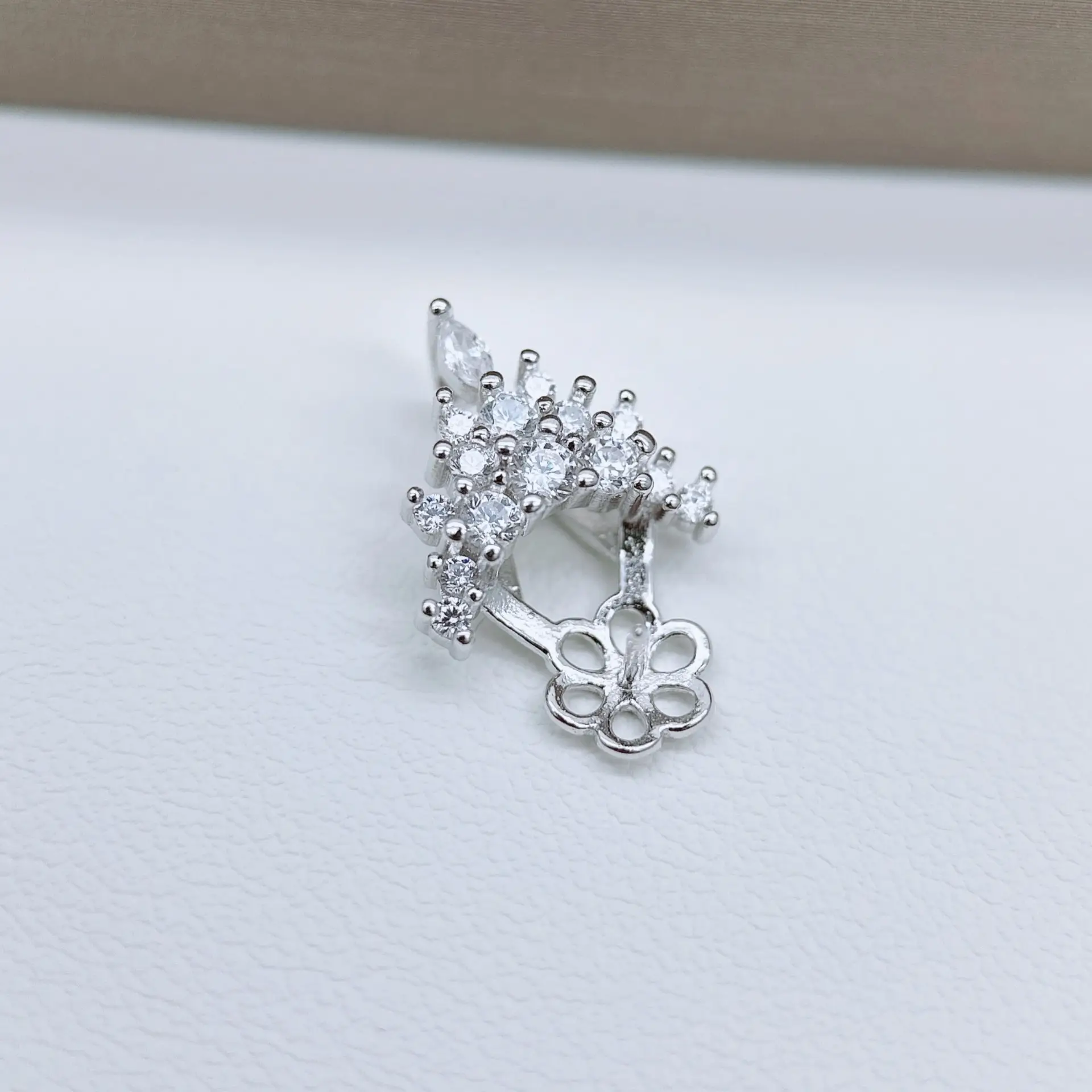 Ice Queen Pearl Earrings Set S925 Silver Luxury Gift - Image 2