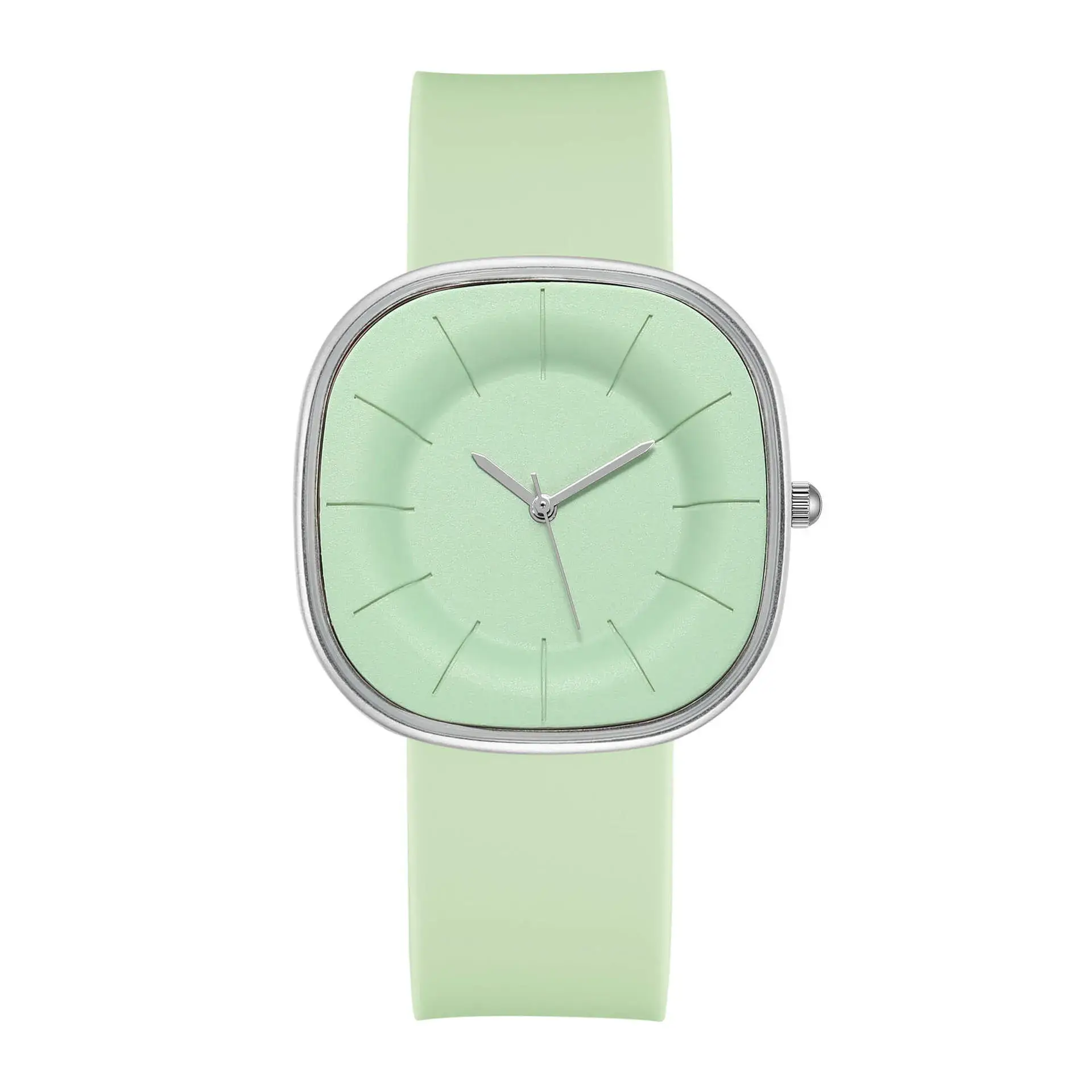 Women's Japanese-style Silicone Watch Light Blue - Image 4