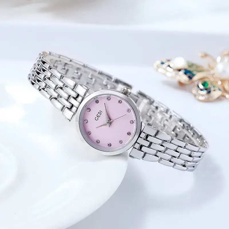 Women's Silver Water Resistant Bracelet Watch - Image 5