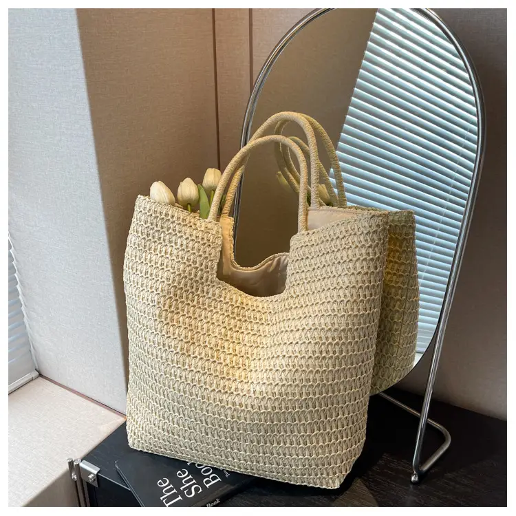 Women Woven Straw Shoulder Bag Large 2026 — feature 22