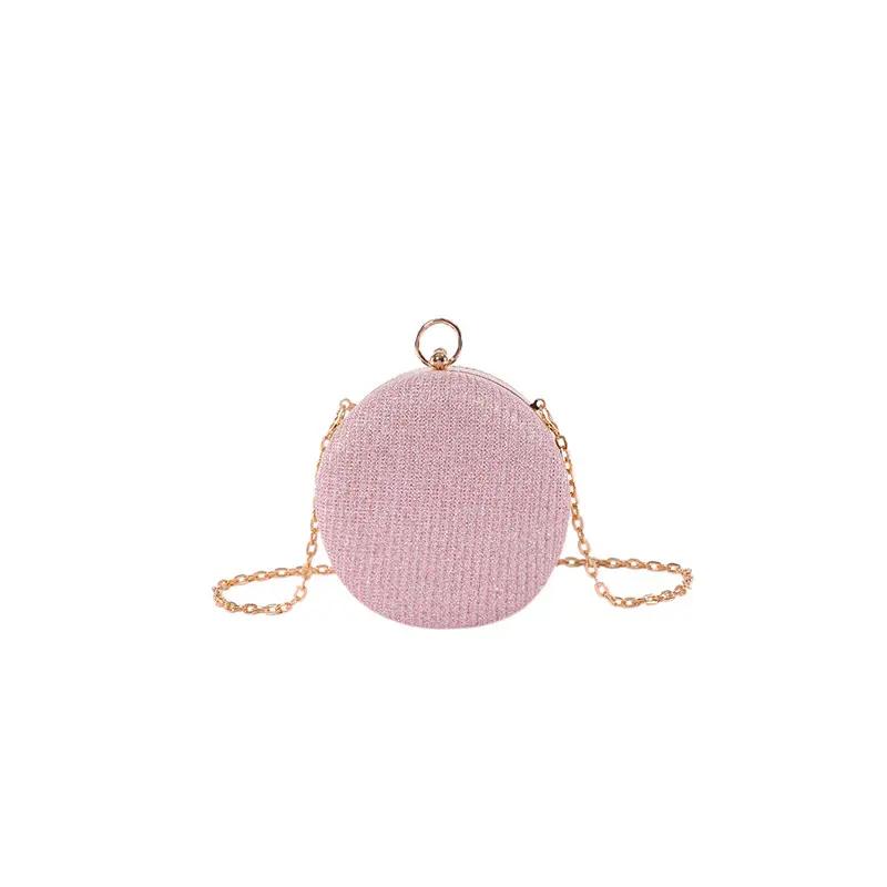 Pearlescent Korean Style Round Shoulder Bag - Image 6