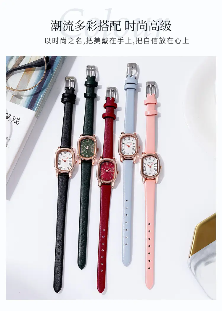Goldie Retro Women's Quartz Watch with Rose Gold Dial — feature 4