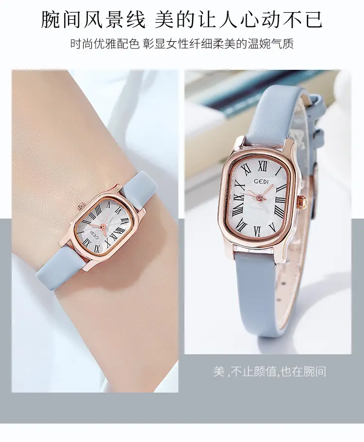 Goldie Retro Women's Quartz Watch with Rose Gold Dial — feature 6
