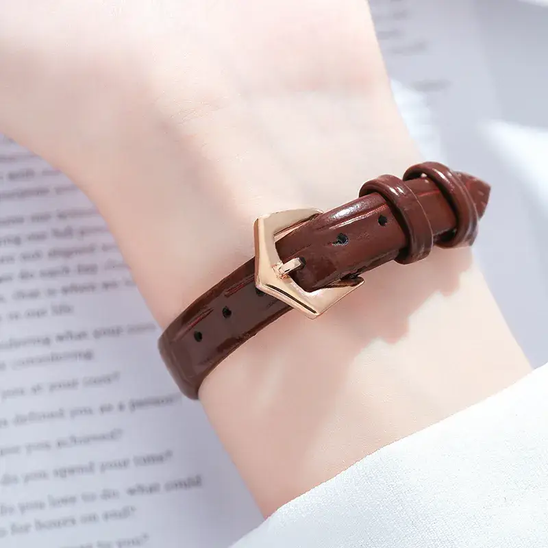 Gedi Chic Square Dial Korean Style Quartz Watch - Image 8