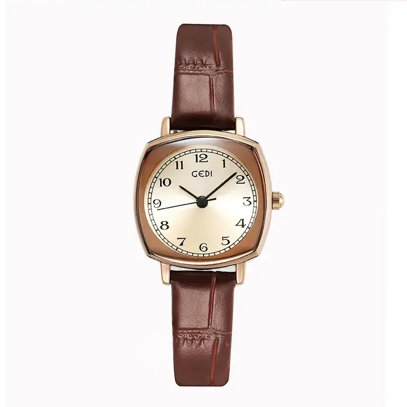 Gedi Chic Square Dial Korean Style Quartz Watch - Image 9